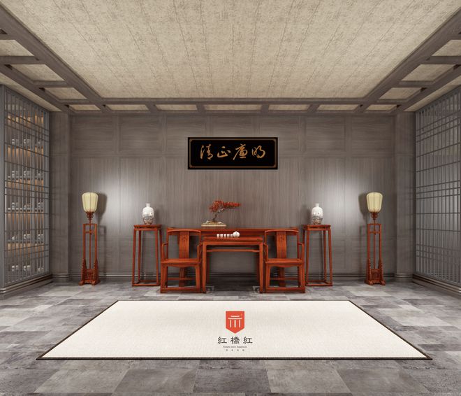 中堂家具的“对称”布局(图2)